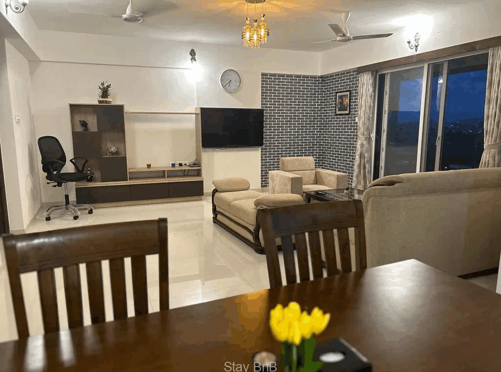 Spacious 2BHK Service Apartments for Expats in Viman Nagar, Pune